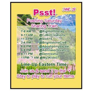 PSST! Train Share Show - Saturday Start in the AM EST to Evenings